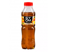 STOM черный чай холодный со вкусом персика