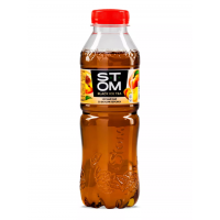 STOM черный чай холодный со вкусом персика